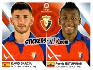 Sticker Garcia / Estupiñan - Liga 2019-2020. South America
 - Panini