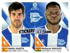 Cromo García / Wakaso - Liga 2019-2020. South America
 - Panini