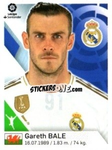 Sticker Gareth Bale - Liga 2019-2020. South America
 n. 91 - Panini
