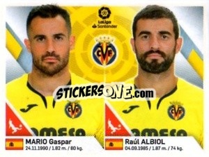 Sticker Gaspar / Albiol - Liga 2019-2020. South America
 - Panini