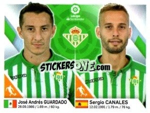 Sticker Guardado / Canales - Liga 2019-2020. South America
 - Panini