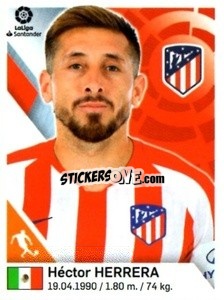 Sticker Héctor Herrera - Liga 2019-2020. South America
 - Panini