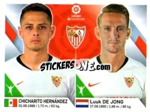 Sticker Hernandez / DeJong - Liga 2019-2020. South America
 - Panini