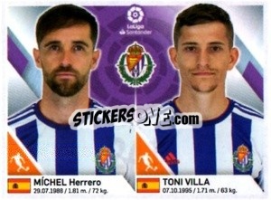 Sticker Herrero / Villa - Liga 2019-2020. South America
 - Panini