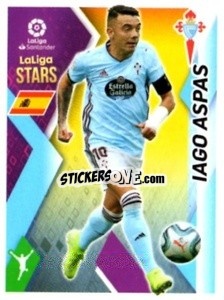 Sticker Iago Aspas - Liga 2019-2020. South America
 - Panini