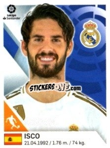 Sticker Isco - Liga 2019-2020. South America
 n. 88 - Panini