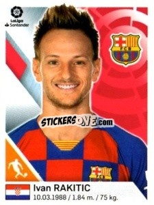 Cromo Ivan Rakitic - Liga 2019-2020. South America
 - Panini