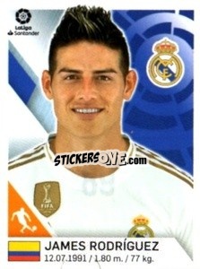 Sticker James Rodriguez - Liga 2019-2020. South America
 n. 89 - Panini