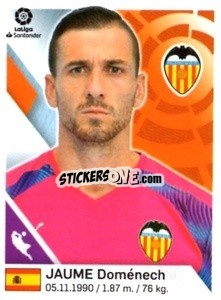 Cromo Jaume Doménech - Liga 2019-2020. South America
 - Panini