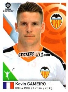 Cromo Kevin Gameiro - Liga 2019-2020. South America
 - Panini