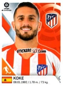 Cromo Koke - Liga 2019-2020. South America
 - Panini