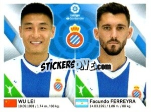 Sticker Lei / Ferreyra - Liga 2019-2020. South America
 n. 188 - Panini
