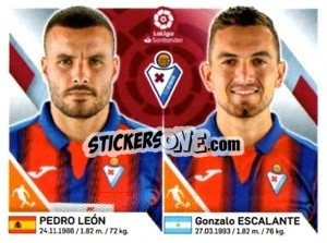 Cromo Leon / Escalante - Liga 2019-2020. South America
 - Panini