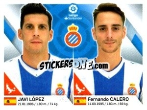 Sticker López / Calero - Liga 2019-2020. South America
 - Panini