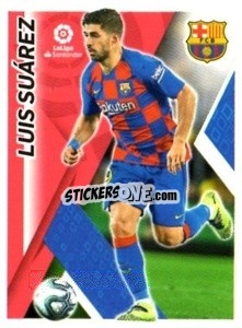 Sticker Luis Suarez - Liga 2019-2020. South America
 - Panini