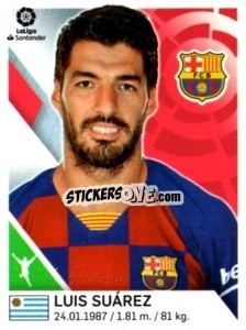 Sticker Luis Suárez - Liga 2019-2020. South America
 - Panini