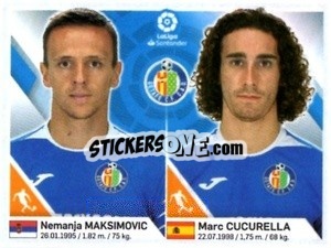 Sticker Maksimovic / Cucurella - Liga 2019-2020. South America
 - Panini