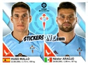 Cromo Mallo / Araujo - Liga 2019-2020. South America
 - Panini