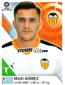 Sticker Maxi Gomez - Liga 2019-2020. South America
 n. 131 - Panini