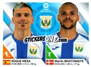 Sticker Mesa / Braithwaite - Liga 2019-2020. South America
 - Panini