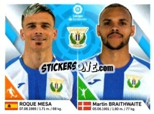 Figurina Mesa / Braithwaite - Liga 2019-2020. South America
 - Panini