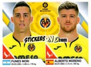 Cromo Mori / Moreno - Liga 2019-2020. South America
 - Panini