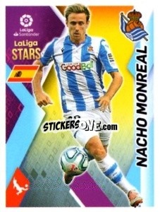 Sticker Nacho Monreal - Liga 2019-2020. South America
 - Panini