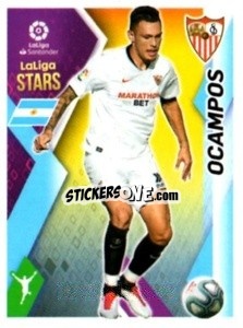 Sticker Ocampos - Liga 2019-2020. South America
 - Panini