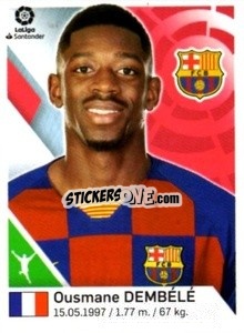 Sticker Ousmane Dembele - Liga 2019-2020. South America
 n. 55 - Panini
