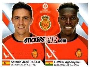 Sticker Raíllo / Agbenyenu - Liga 2019-2020. South America
 - Panini