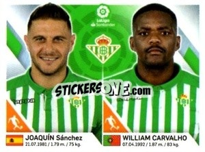 Sticker Sanchez / Carvalho - Liga 2019-2020. South America
 - Panini