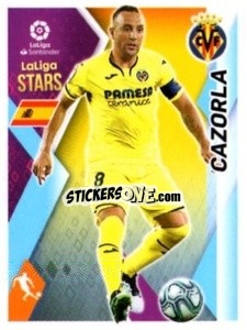 Sticker Santi Cazorla - Liga 2019-2020. South America
 - Panini