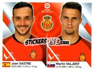 Sticker Sastre / Valjent - Liga 2019-2020. South America
 n. 214 - Panini