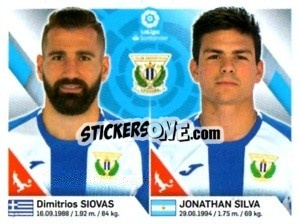 Sticker Siovas / Silva - Liga 2019-2020. South America
 n. 203 - Panini