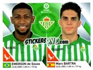 Sticker Souza / Bartra - Liga 2019-2020. South America
 n. 166 - Panini