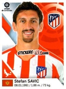 Sticker Stefan Savic - Liga 2019-2020. South America
 n. 6 - Panini