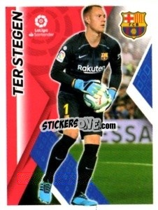 Sticker ter Stegen - Liga 2019-2020. South America
 - Panini