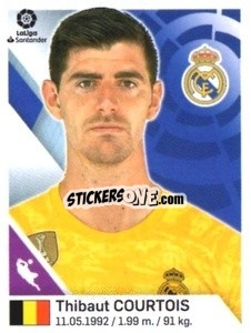 Sticker Thibaut Courtois - Liga 2019-2020. South America
 n. 78 - Panini