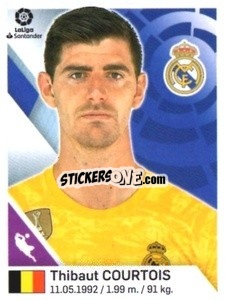 Cromo Thibaut Courtois - Liga 2019-2020. South America
 - Panini