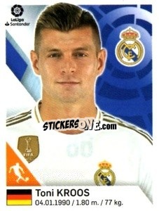 Sticker Toni Kroos - Liga 2019-2020. South America
 n. 86 - Panini
