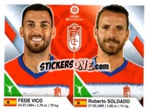 Sticker Vico / Soldado - Liga 2019-2020. South America
 - Panini