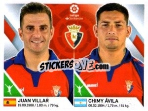 Sticker Villar / Avila - Liga 2019-2020. South America
 n. 224 - Panini