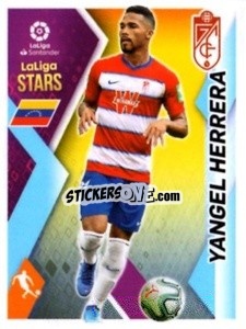 Sticker Yangel Herrera - Liga 2019-2020. South America
 - Panini
