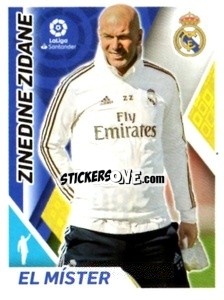Sticker Zinedine Zidane - Liga 2019-2020. South America
 n. 98 - Panini