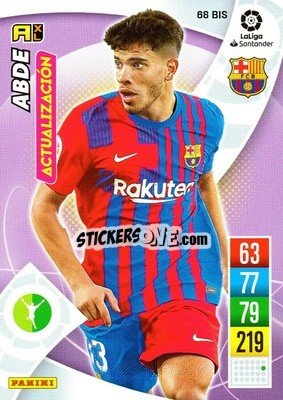 Sticker Abde - Liga Santander 2021-2022. Adrenalyn XL
 n. 68bis - Panini