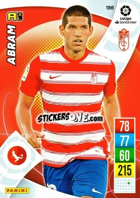 Sticker Abram - Liga Santander 2021-2022. Adrenalyn XL
 n. 186 - Panini