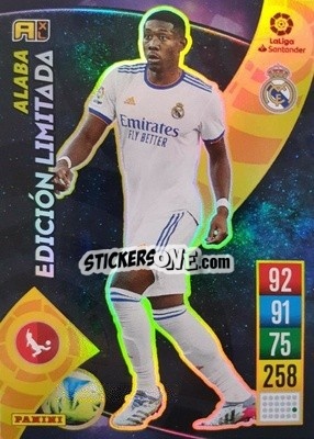 Cromo Alaba - Liga Santander 2021-2022. Adrenalyn XL
 - Panini