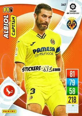 Sticker Albiol - Liga Santander 2021-2022. Adrenalyn XL
 n. 347 - Panini