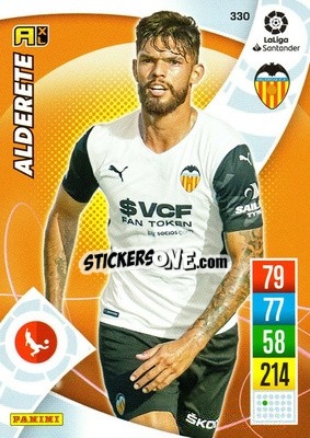 Sticker Alderete - Liga Santander 2021-2022. Adrenalyn XL
 n. 330 - Panini