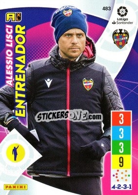 Sticker Alessio Lisci - Liga Santander 2021-2022. Adrenalyn XL
 n. 483 - Panini